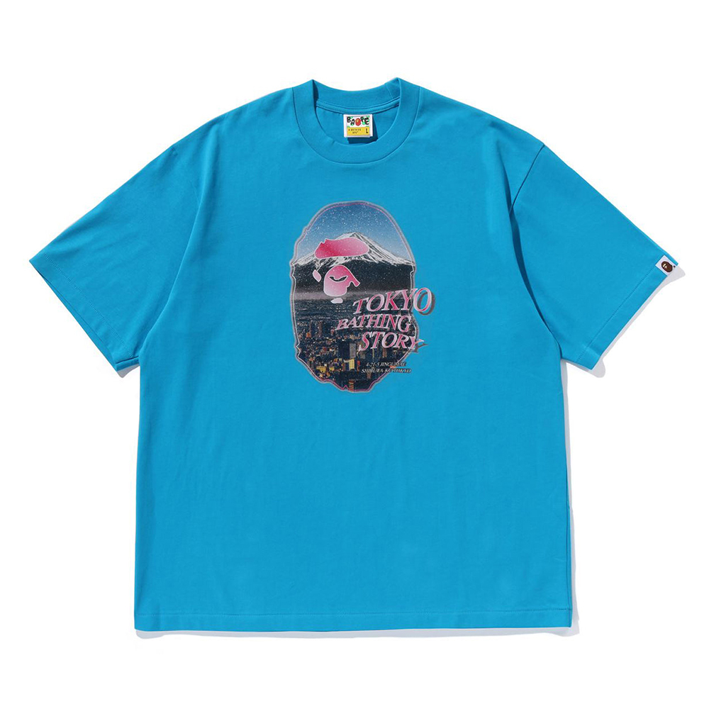 베이프 반팔티 CITYSCAPE APE HEAD RELAXED FIT TEE 1L30-110-336 - 상세 이미지 4