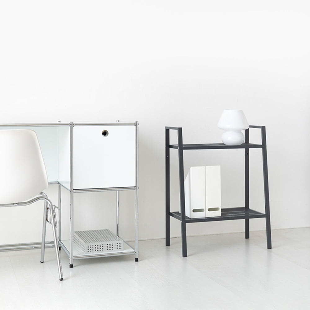 레이터 선반 600 넓은 600x350x785mm, 2단, 레드 9282.4022 - 상세 이미지 5