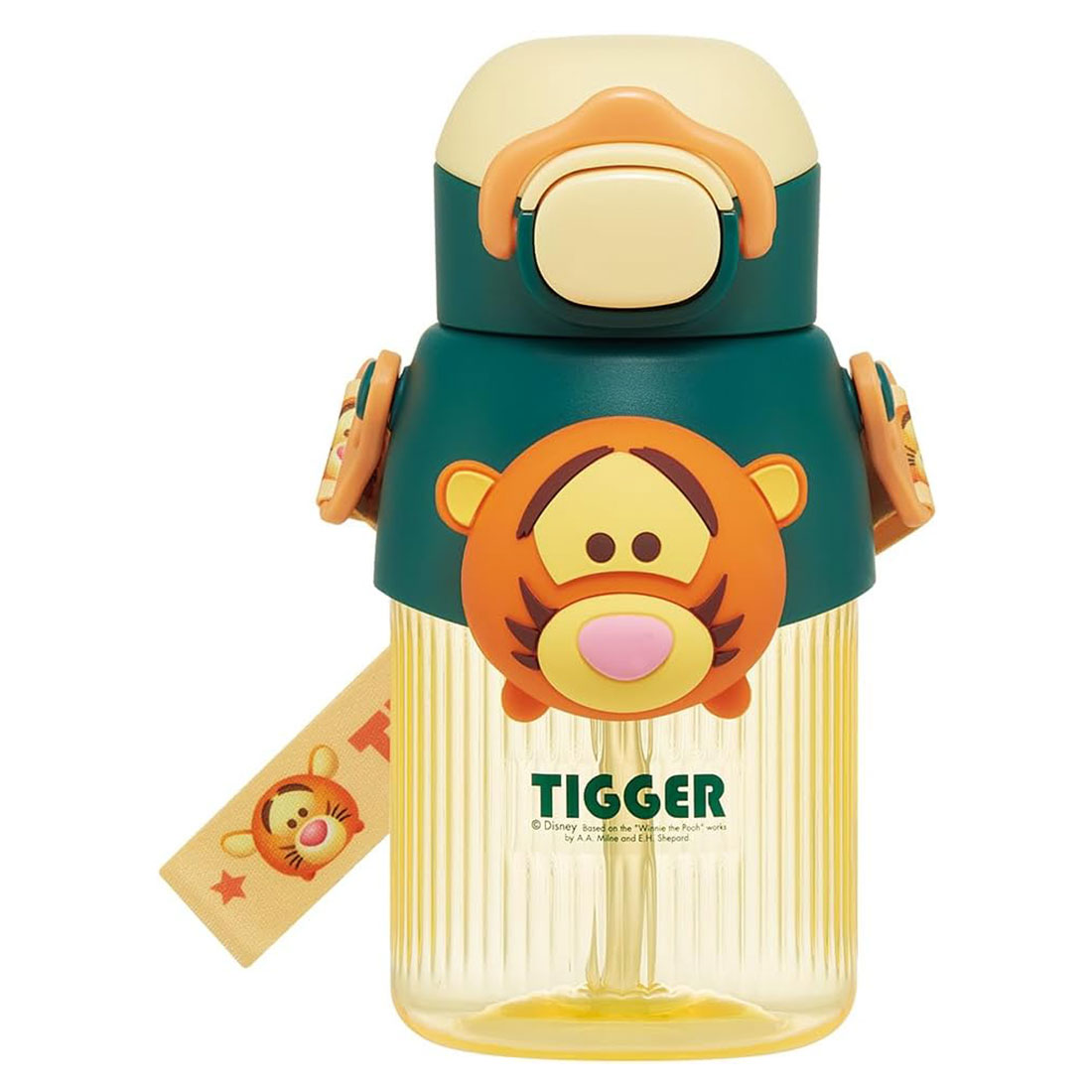 스케이터 디즈니 츠무츠무 티거 입체 마스코트 스트로 보틀 590mL 숄더벨트 포함