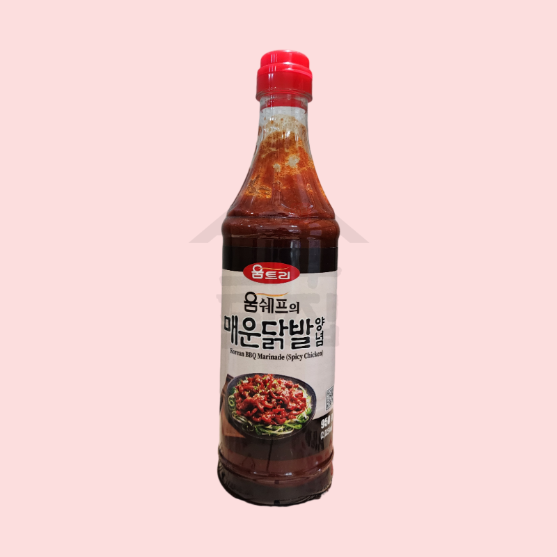 움트리 매운닭발양념 0.95kg 10개 BOX 닭발양념 불닭발볶음 - 상세 이미지 2