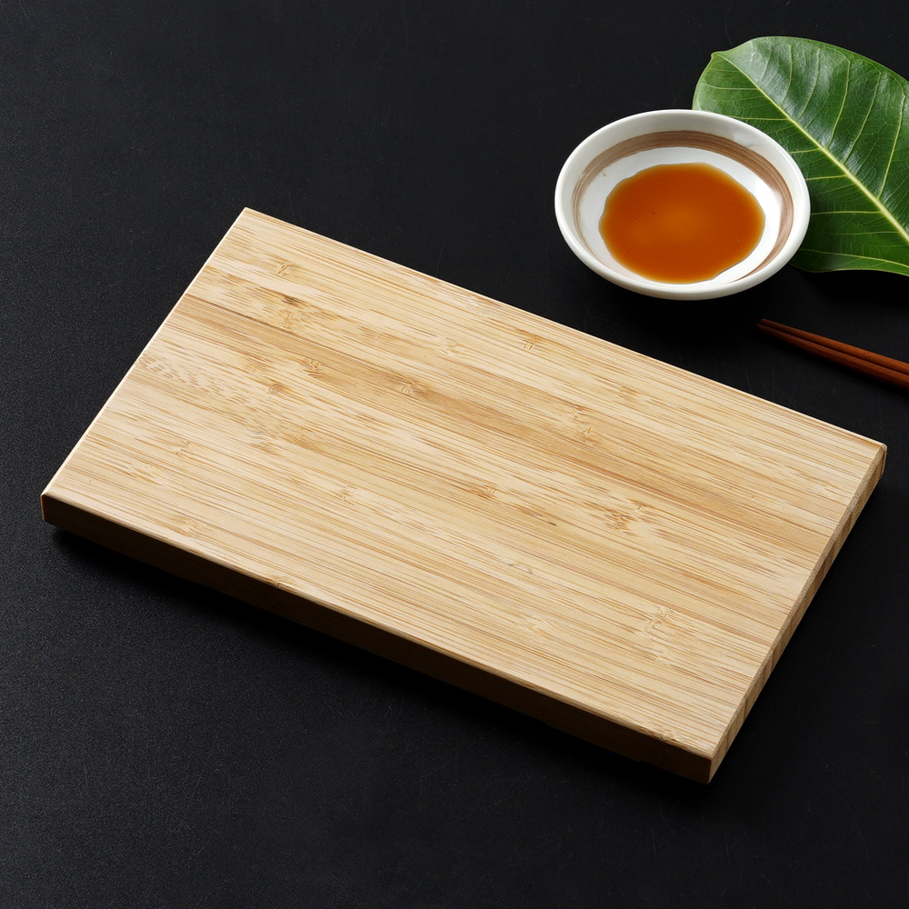 대나무 도마 스시 초밥 고기 회 플레이팅 캠핑 나무 접시 25x15cm, 우오신 - 상품 이미지