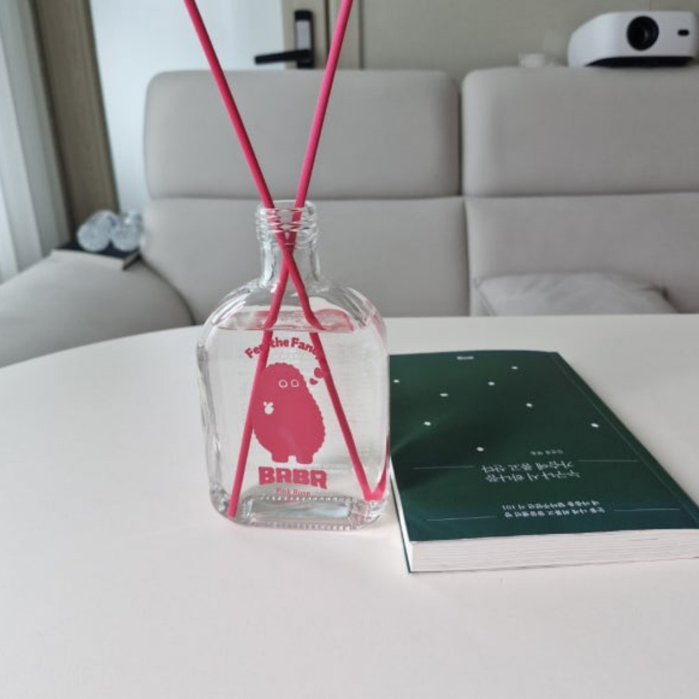 브르브르 실내 거실 집들이 디퓨저 컬러 침실 인테리어 화장실 디퓨져 핑크로즈, 220ml, 1개 - 상세 이미지 4