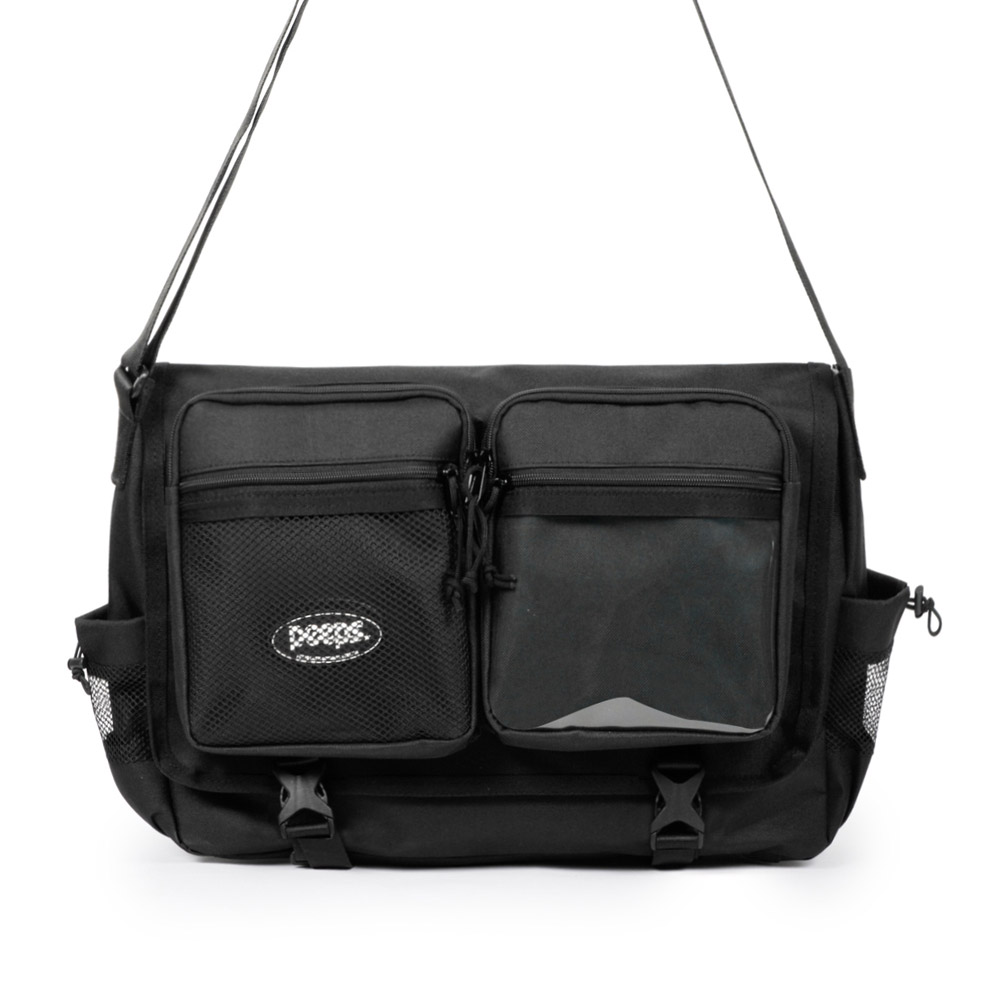 Ghost Pocket messenger bag(Black / Ivory) 유스메신저백 이미지 6