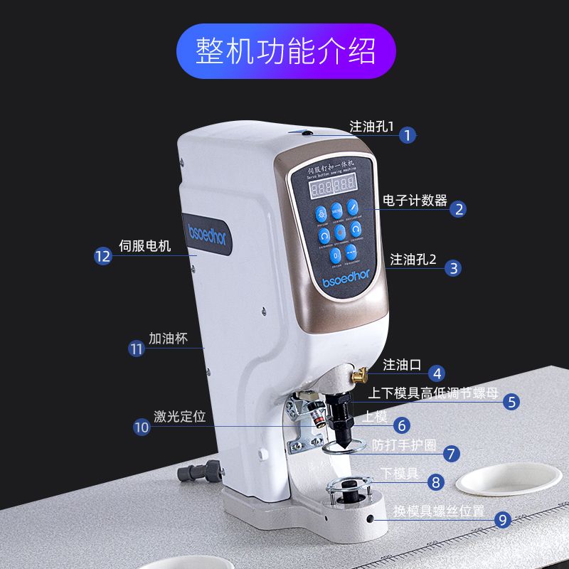 펀칭기 프레스 단추 버클 스냅기 아일렛 자동 수공구 작업 공구 수동 유압 전기 풀러 압착기 - 상세 이미지 4