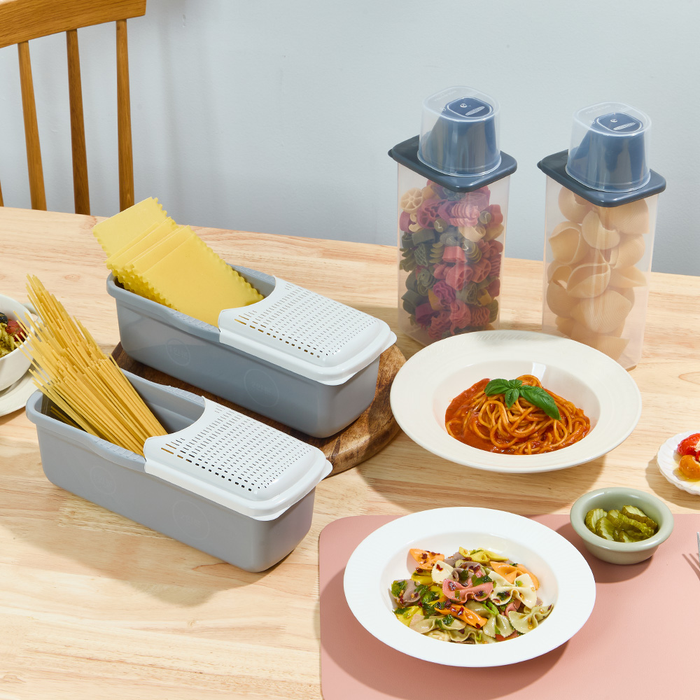 이지앤프리 전자레인지 누들쉐프 파스타쿠커 1P 보관통 1P 2종 4P세트