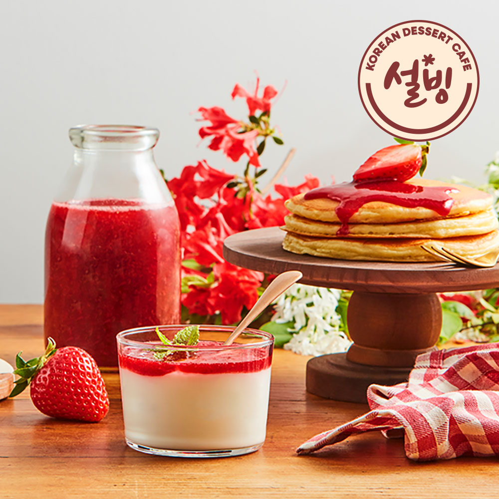 설빙 맛있는 딸기청 1kg x 2팩