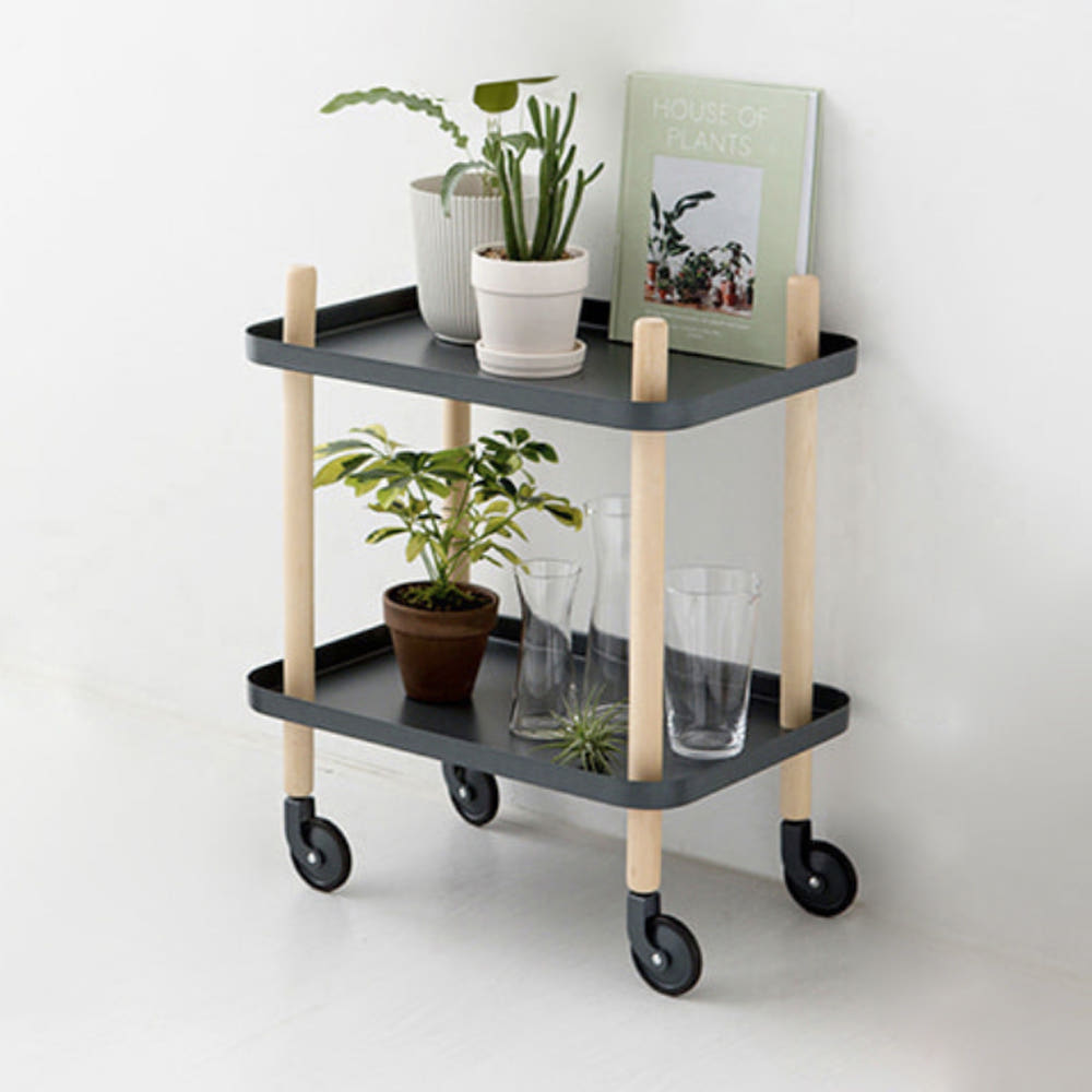 GRUET 트롤리 2단 다크그레이 6761.6762