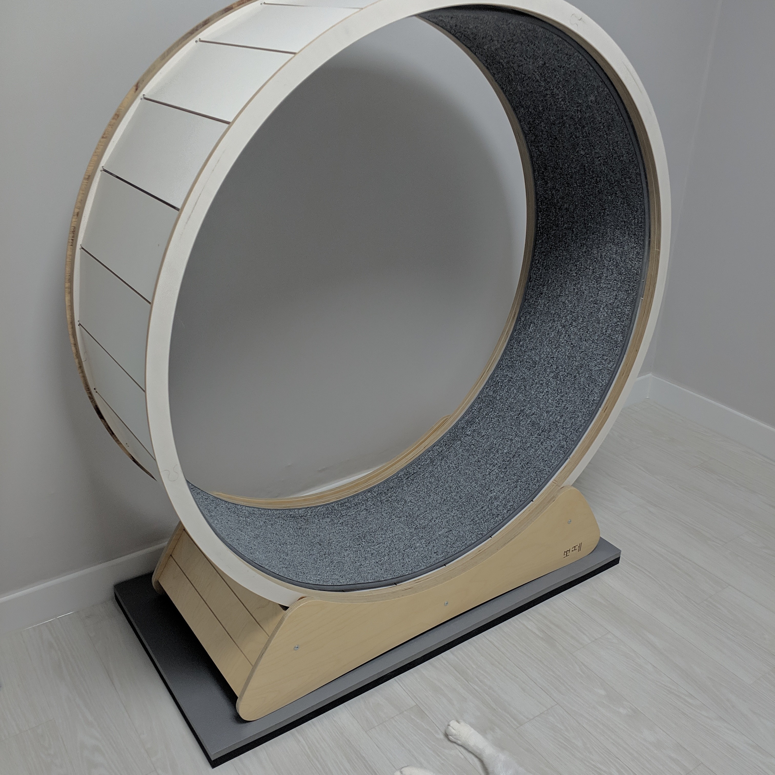 덕진스펀지 캣휠 무소음 층간소음 방지 방진 매트 패드