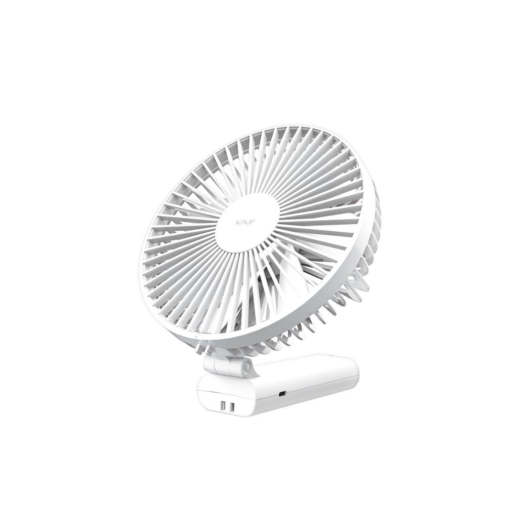 카프 휴대용선풍기 BLDC 무선 접이식 손선풍기 빅팬 16cm 화이트 이미지 7