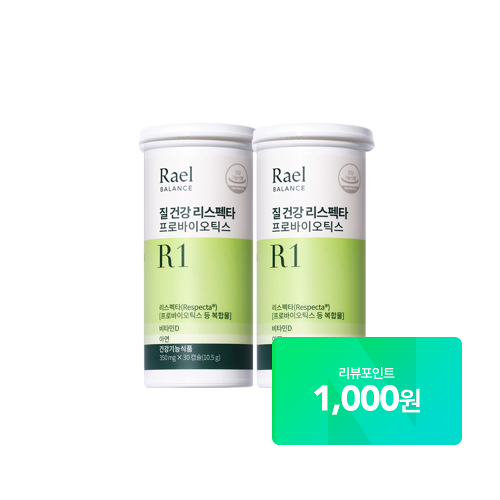 여성 질유산균 질건강 리스펙타 프로바이오틱스 비타민D 아연 30캡슐, 2개