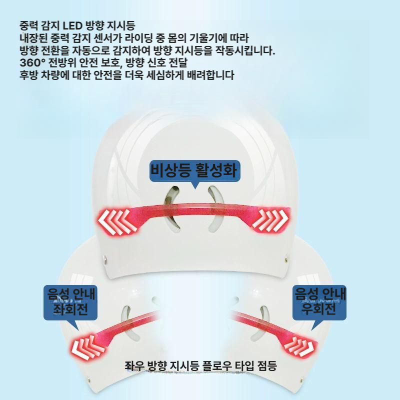 헬멧 하이바 바람나오는 선풍기 블루투스 방풍 방수 배달 검정색 호화판 균일 사이즈 - 상세 이미지 4
