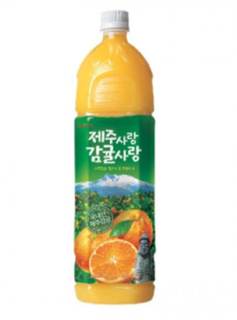 롯데칠성음료 롯데 제주사랑 감귤사랑 1.5L 12개입(1박스)