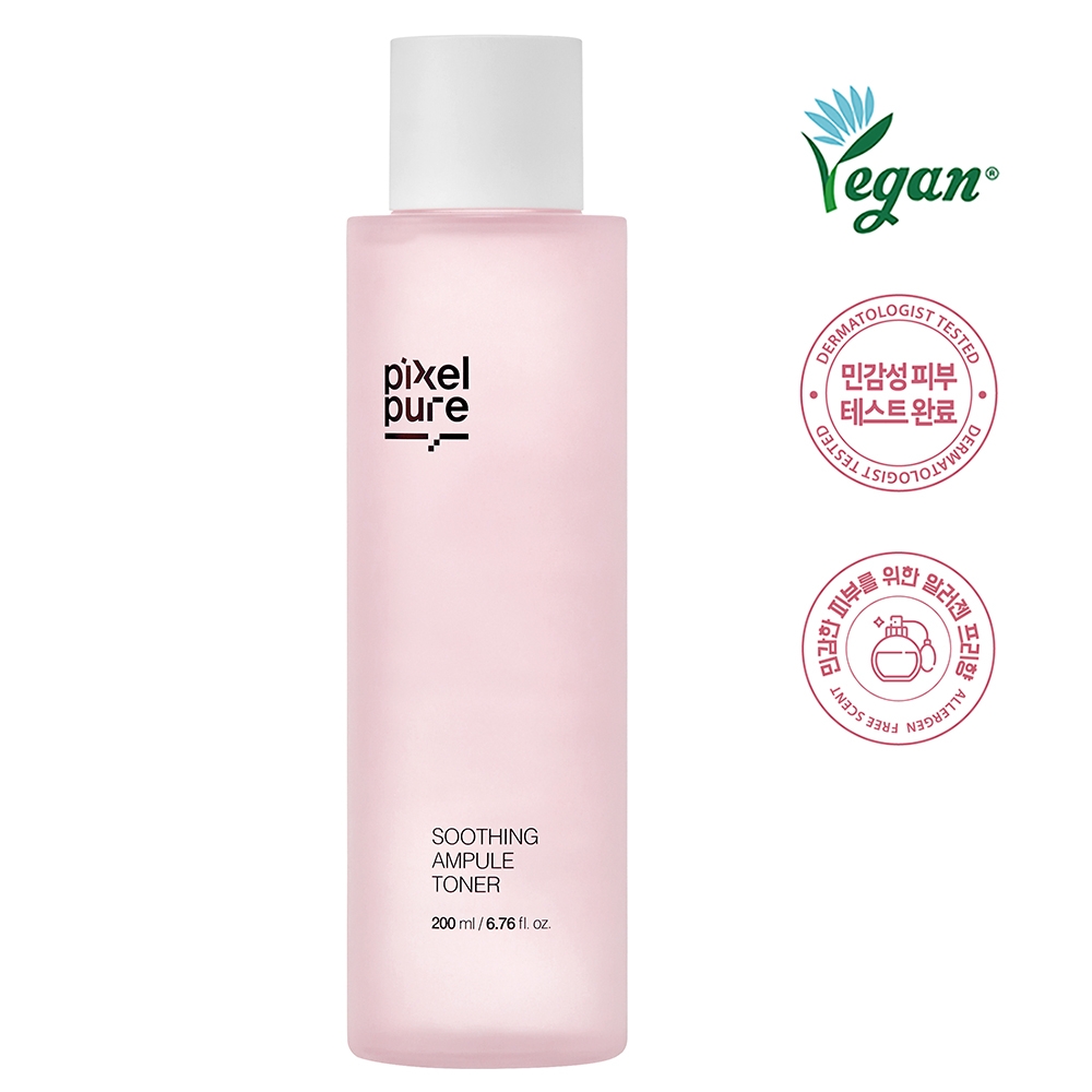 픽셀퓨어 수딩 앰플 토너 200ml 제품 이미지