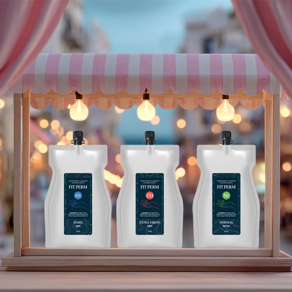핏펌 500ml 곱슬 건강 뿌리 잔머리 셀프 볼륨 매직 스트레이트펌 - 상세 이미지 3