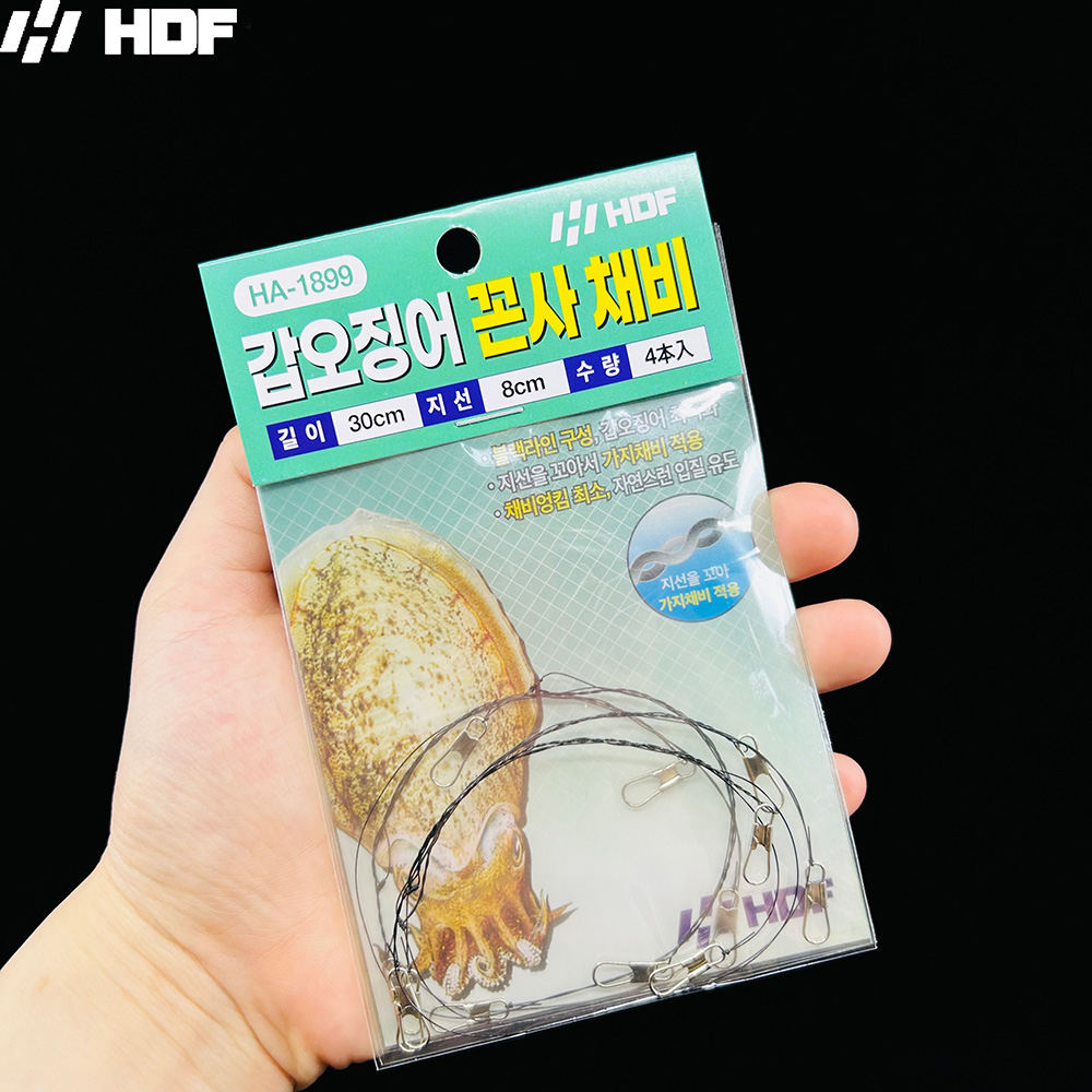 HDF 해동조구사 갑오징어 꼰사 채비 가지 채비 HA-1899 - 메인 이미지