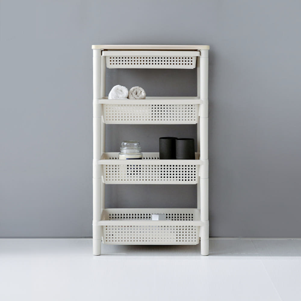 ALON 다용도 수납선반 4단 H62704 460x300x850mm, 1단, 1451.3924