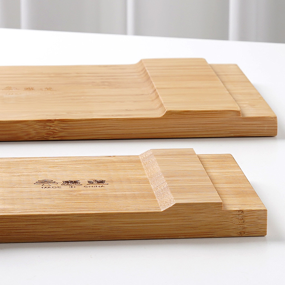 대나무 도마 스시 초밥 고기 회 플레이팅 캠핑 나무 접시 29x17cm, 우오신 - 상세 이미지 3