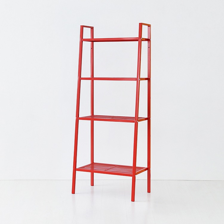 레이터 선반 600 넓은 600x350x1480mm, 4단, 레드 6880.1939