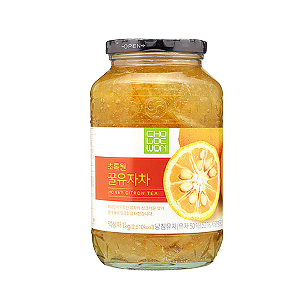 초록원 꿀유자차 1kg : 보람글로벌