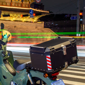 벤시 오토바이 알루미늄 탑박스 배달통 배달가방 오토바이용품 배달용품 검정... 운동러 솔직 후기 | 실사용 리뷰 - 상품 이미지 2