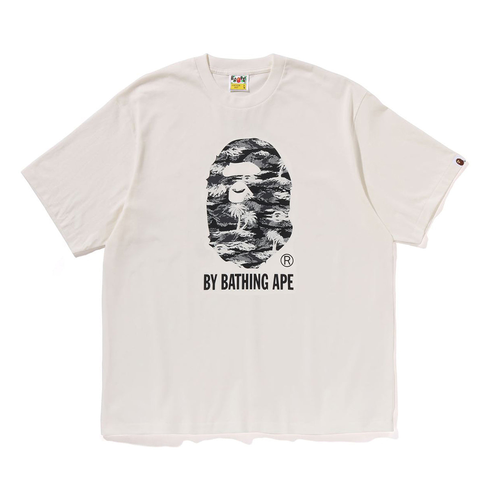 베이프 반팔티 PALM TREE CAMO BY BATHING APE RELAXED FIT TEE 1L30-110-341 - 메인 이미지