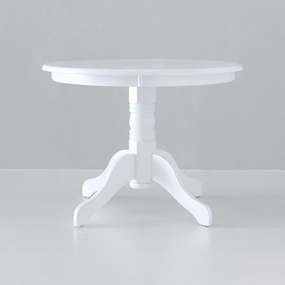 ANDRA 원목테이블 아카시아 1000mm, 화이트 0041.3759