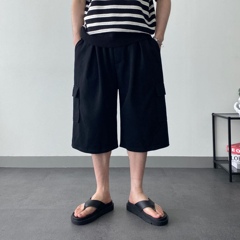 1+1 카고반바지 남자와이드반바지 남성건빵반바지 이미지 7