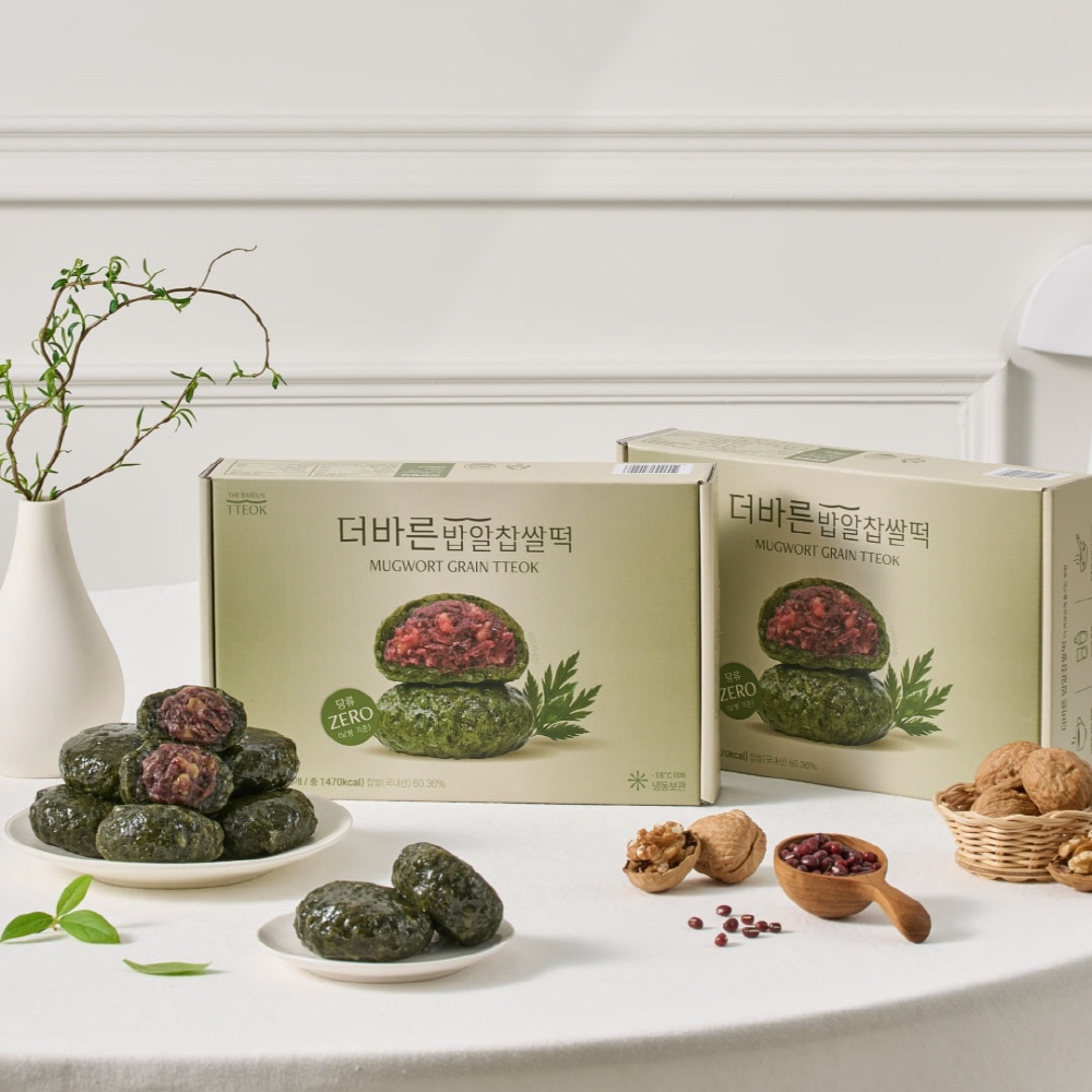 [더바른떡] 당류 0g 저당 밥알찹쌀떡 600g 개별포장 떡선물 - 상세 이미지 3