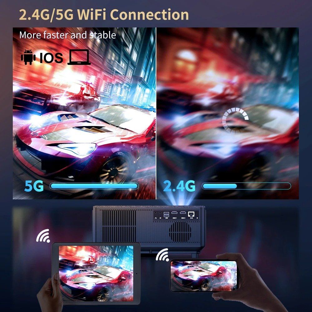 빔프로젝터 21000루멘 LED 4K 스마트 오토포커스 안드로이드 홈시어터 - 상세 이미지 5