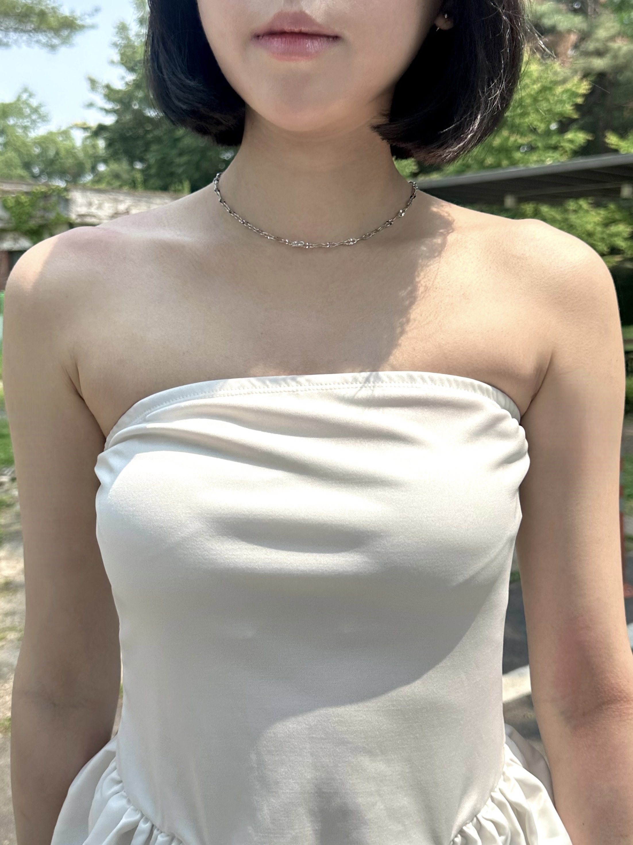 이유진 써지컬 미스트 체인 초커 목걸이 - 상세 이미지 2