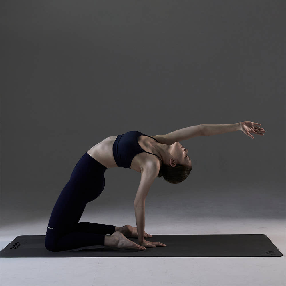 럼블롤러 논슬립 천연고무 홈트 필라테스 요가매트 스톰블루 5.5mm + 매트 스트랩 블루 이미지 7