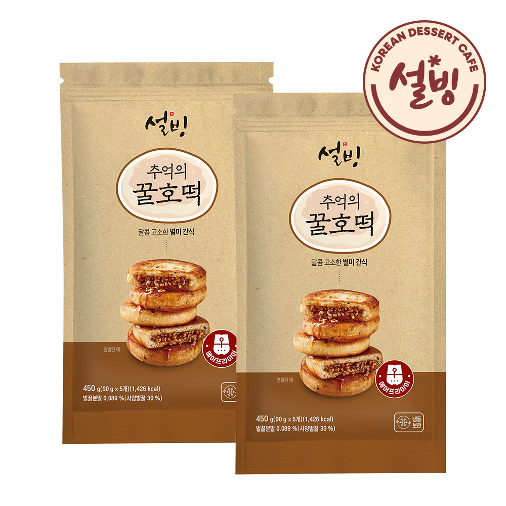 설빙 추억의 꿀호떡 5개입 x 2팩(총10개입) - 상세 이미지 3