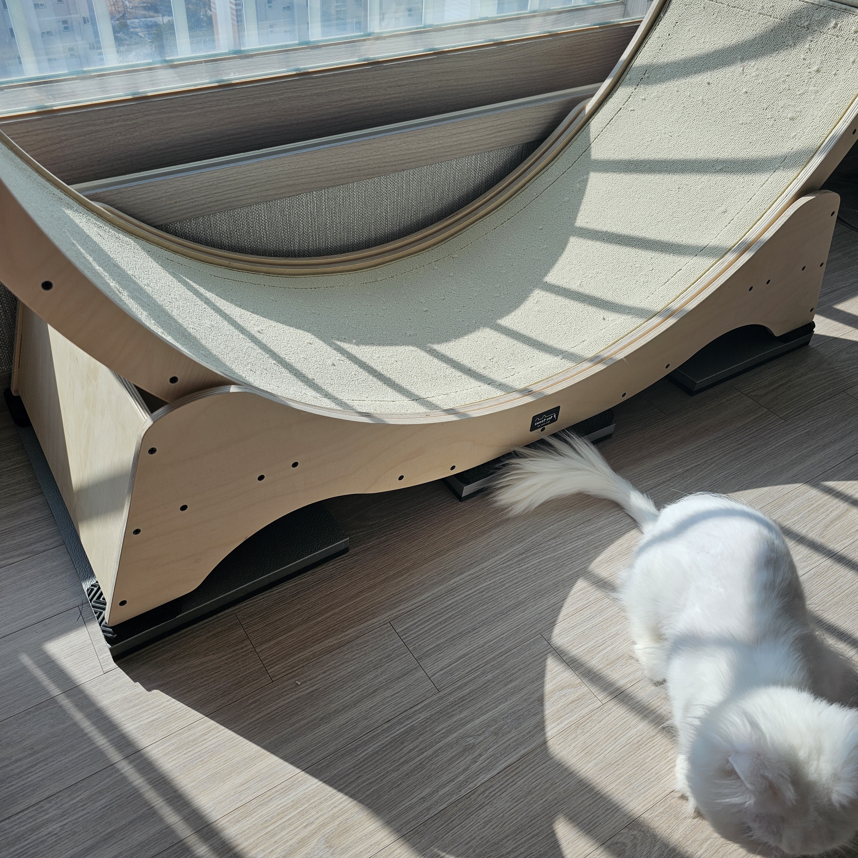 덕진스펀지 캣휠 무소음 층간소음 방지 방진 매트 패드