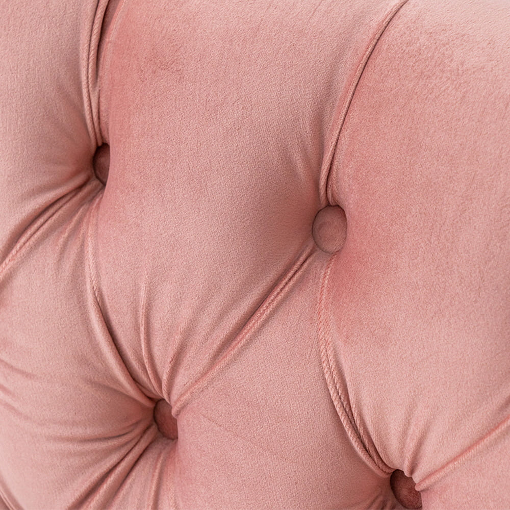 네르센 벨벳소파 1인 HN022B 핑크 6513.6896, 1인용