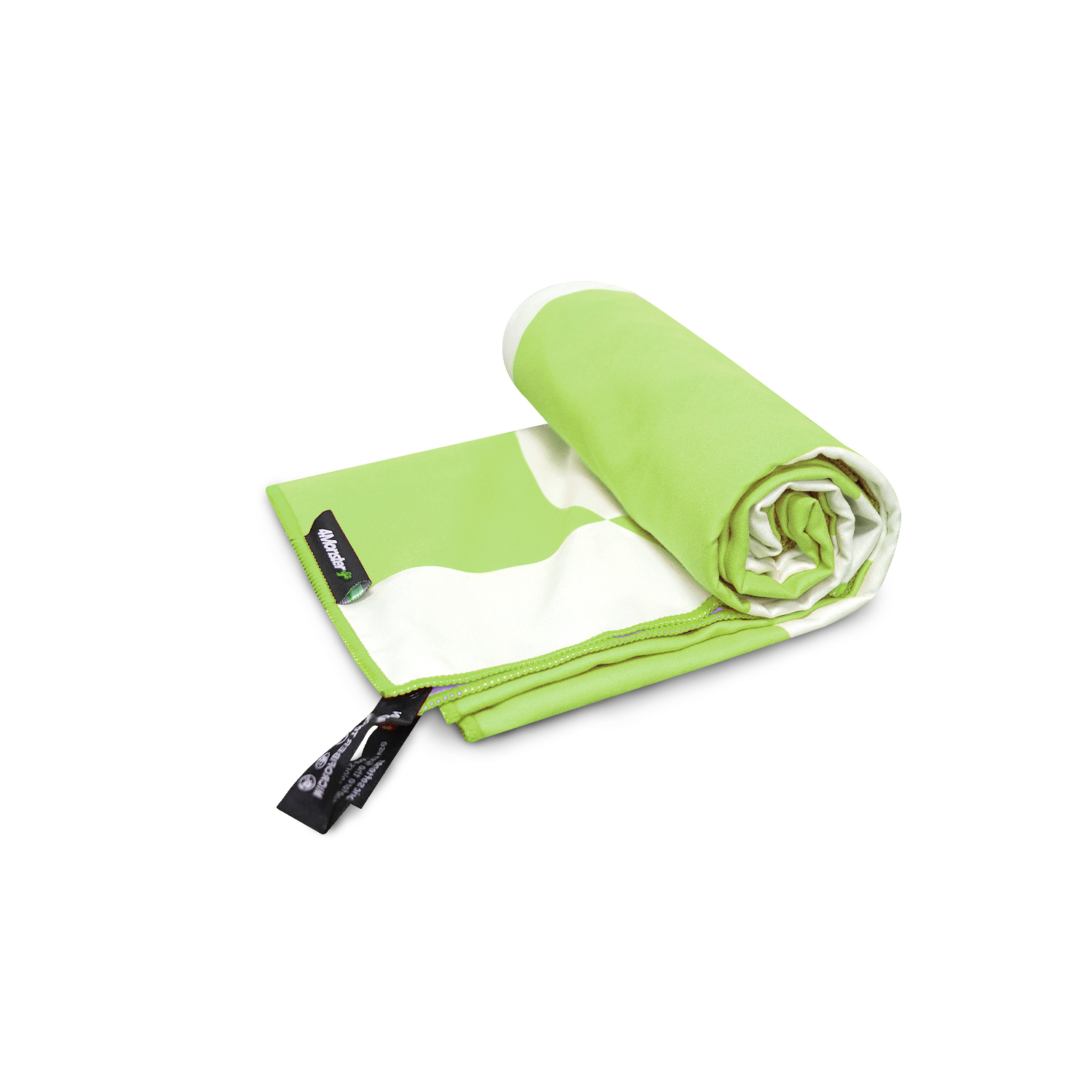 4몬스터 체커보드 비치타올 극세사 대형 타월 다용도 수건 파우치 블랭킷 메론 - 상세 이미지 4
