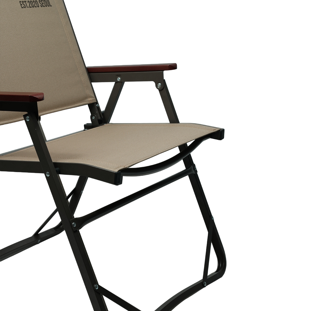 원스위크라이프 컴피 폴딩 체어 1+1 L, 베이지, 2개