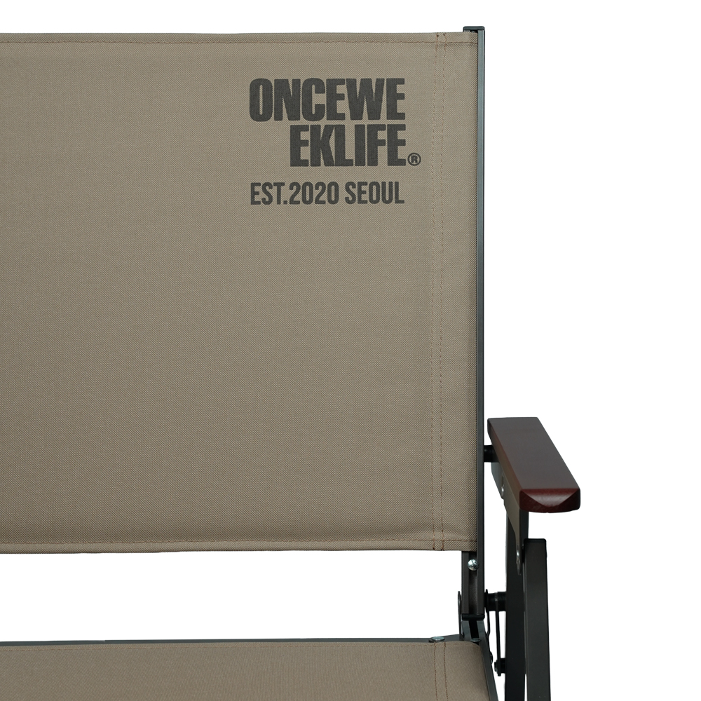 원스위크라이프 컴피 폴딩 체어 1+1 L, 베이지, 2개