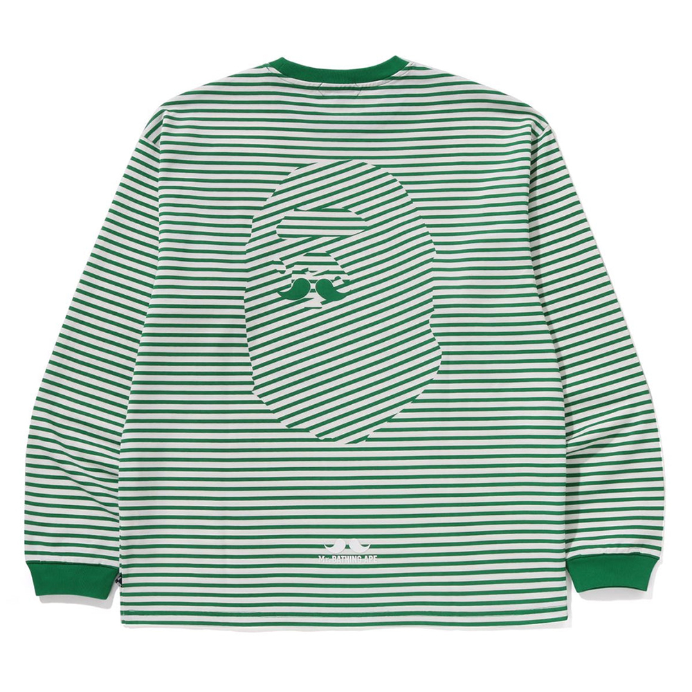 베이프 긴팔티 STRIPE LS PRINT TEE 7L30-111-303 - 상세 이미지 2