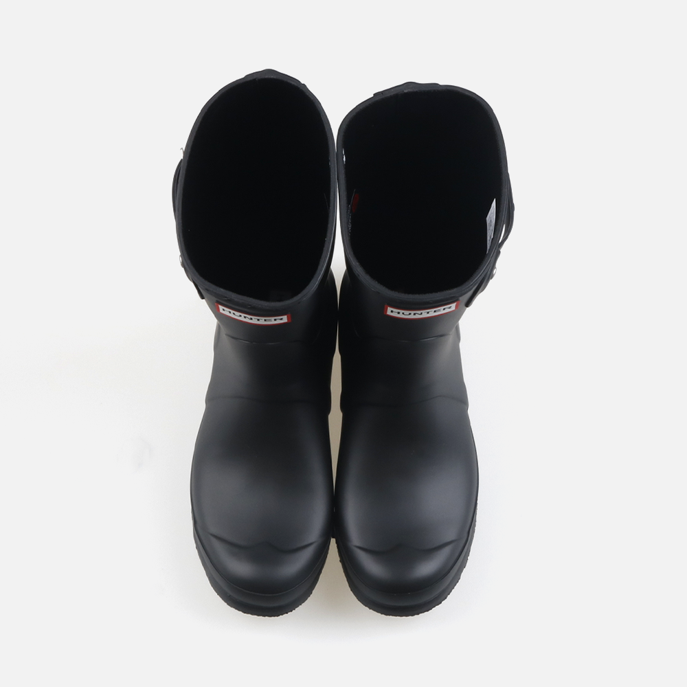 헌터 오리지널 쇼트 레인 부츠 WFS1000RMA-BLK