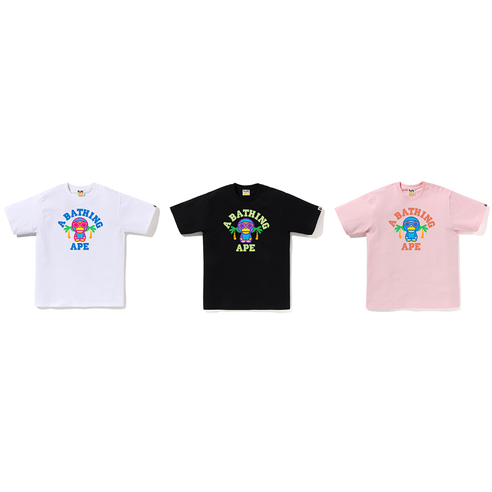 베이프 반팔티 COLORS MILO COLLEGE SUMMER TEE 2L30-110-011 - 상세 이미지 5