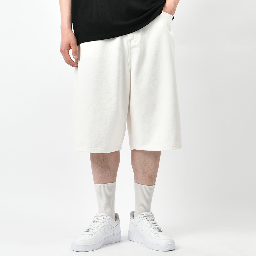 남자반바지 버뮤다팬츠 와이드 면 바지 여름 밴딩 6부팬츠 - 상세 이미지 3