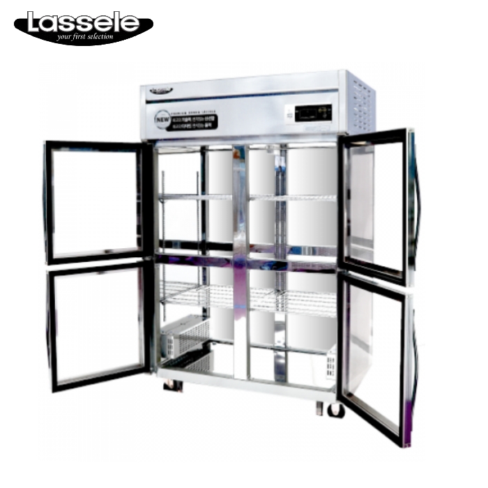 45박스온장고 1100L 학교 급식실 업소용 4도어 유리문온장고