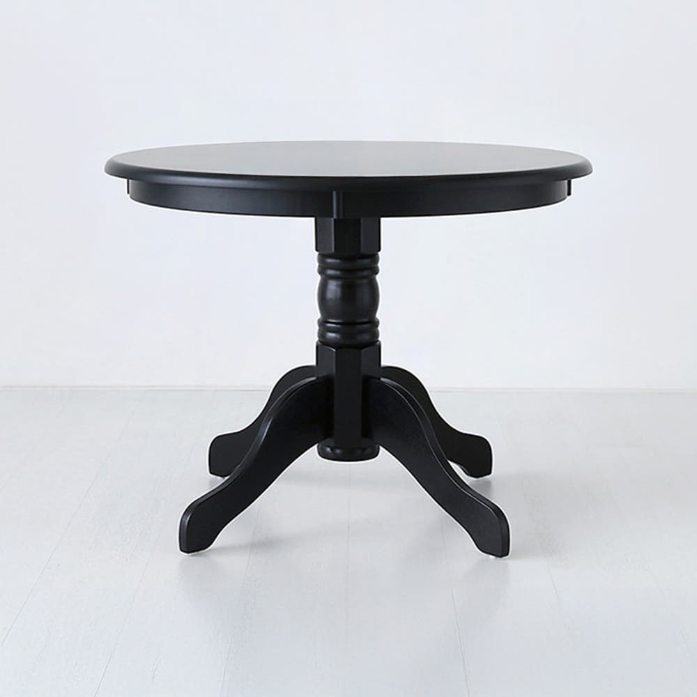 ANDRA 원목테이블 아카시아 1000mm, 블랙 7441.1769