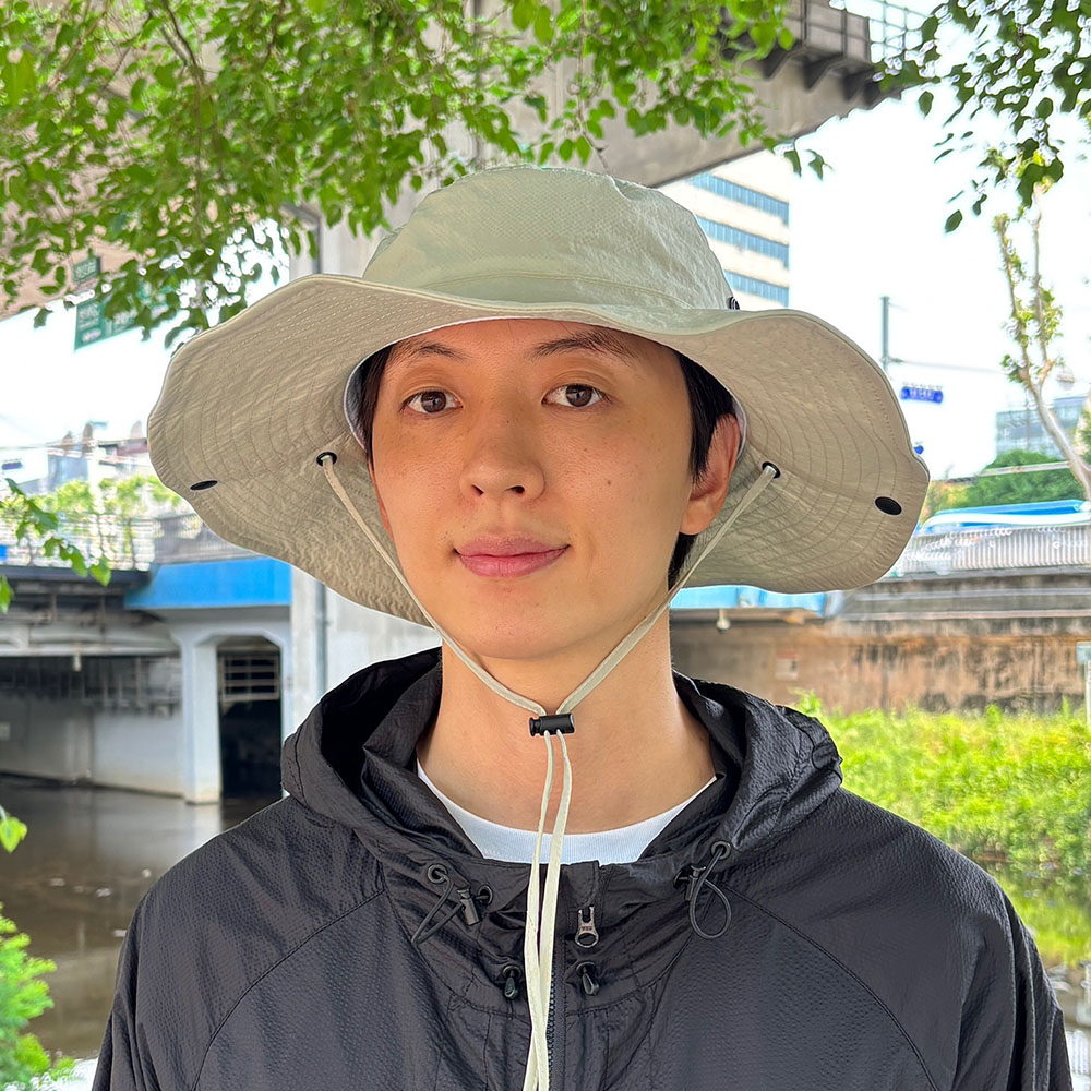 바스락 남자 여름 챙넓은 대두 빅사이즈 물놀이 버킷햇 벙거지 여행 휴양지 정글 사파리 모자