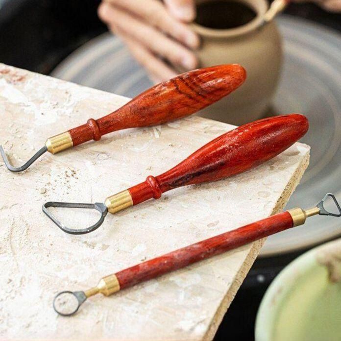 도자기 굽칼 클레이 물레 스크레이퍼 도구 점토 공방 - 상세 이미지 3