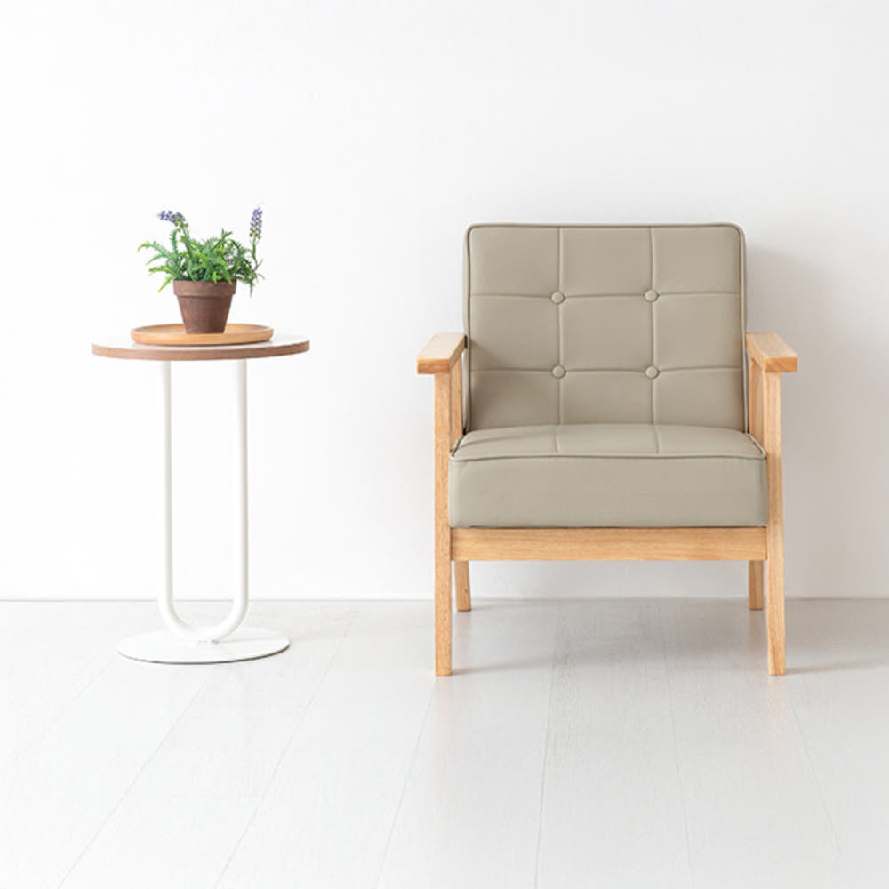 레스티 1인소파 TDSG 웜그레이 7378.8104