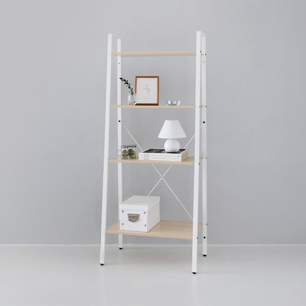MOBLAC 선반 넓은 600x350x1480mm, 4단, 화이트 3745.8797 - 메인 이미지