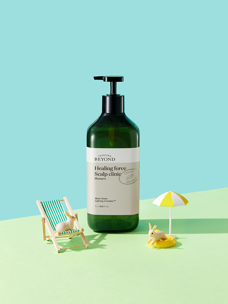 비욘드 탈모샴푸 허브향 힐링포스 스캘프 클리닉 샴푸 1L