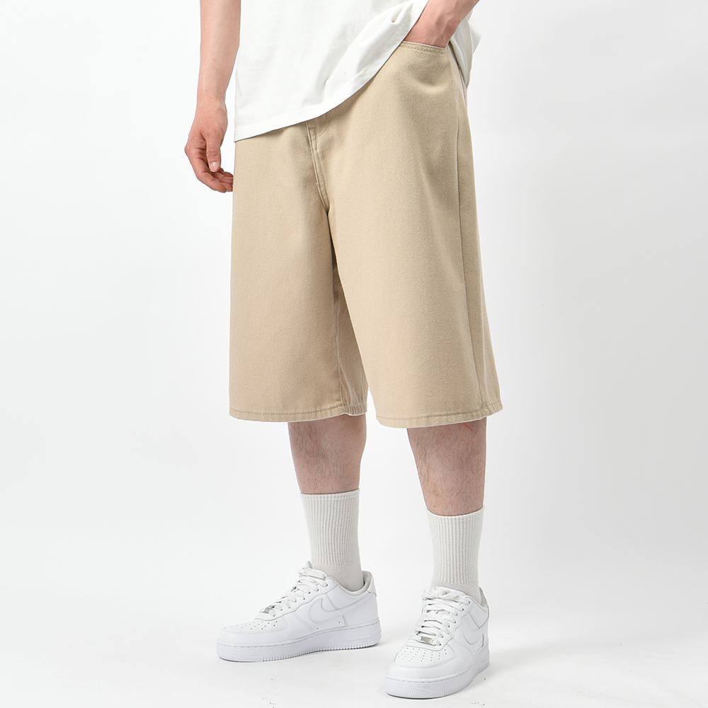 남자반바지 버뮤다팬츠 와이드 면 바지 여름 밴딩 6부팬츠 - 상세 이미지 5