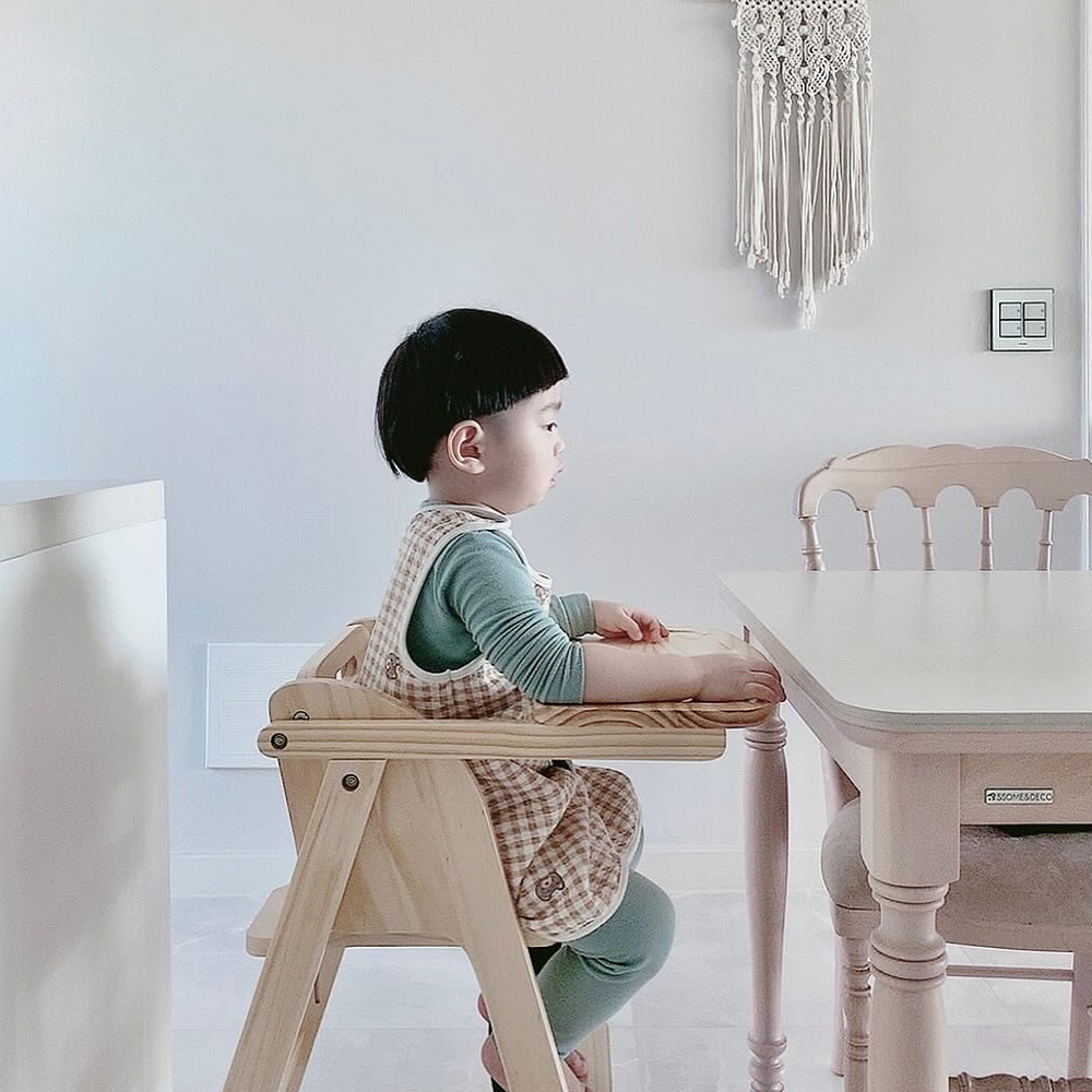 루시드 아기식탁의자 접이식 유아 식당 이유식 업소용유아방석의자